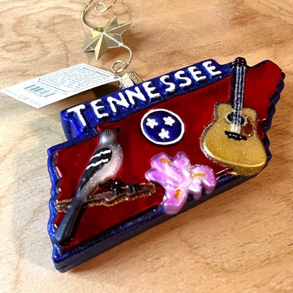 Old World Christmas Tennessee Glass Ornament - Picture 2 of 4